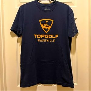 Topgolf Nashville Mens tee shirt large navy new never worn